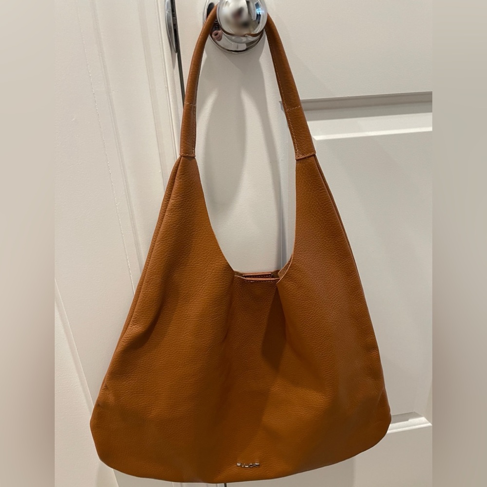 Pulicati Made in Italy Soft Leather Hobo Copper Brown NWOT
